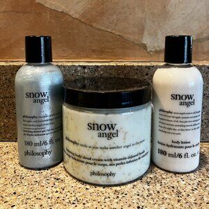 Philosophy Jumbo Snow Angel Body Cloud Creme and Shower Gel & Lotion!! NEW
